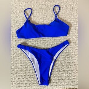 SHEIN   NWOT Royal Blue Bikini Set